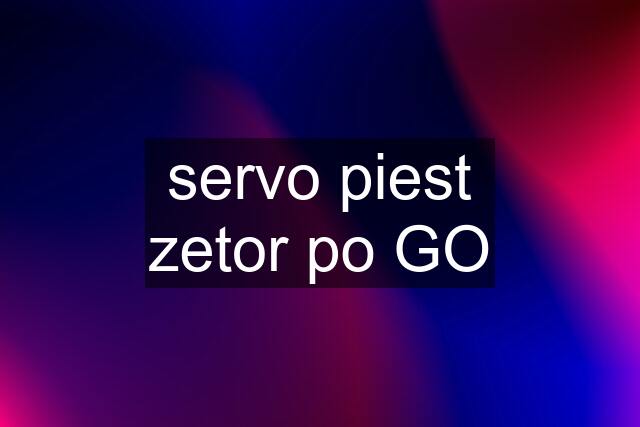 servo piest zetor po GO