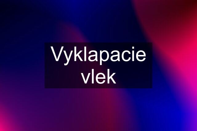 Vyklapacie vlek