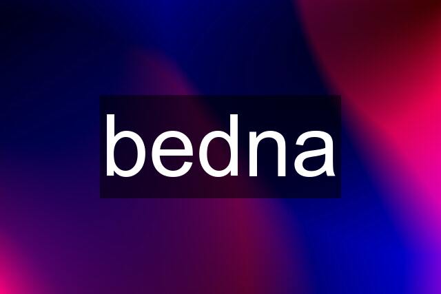 bedna