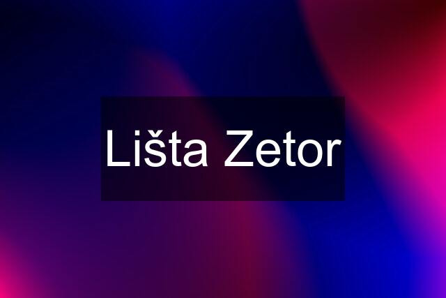 Lišta Zetor