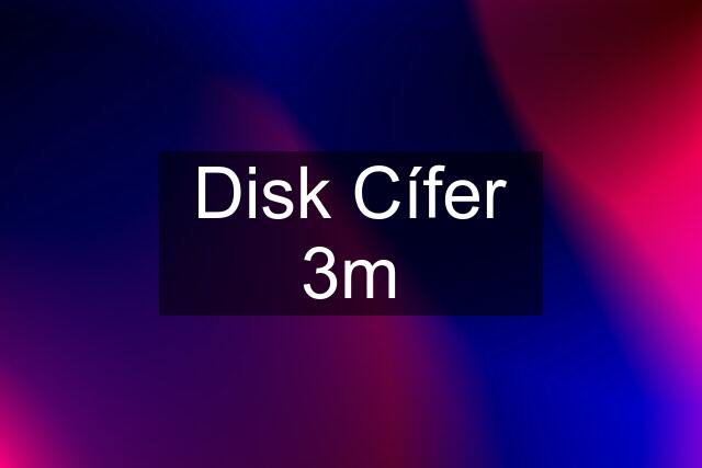 Disk Cífer 3m