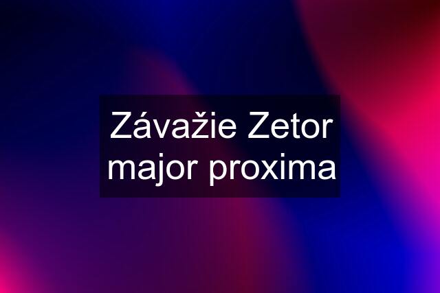 Závažie Zetor major proxima