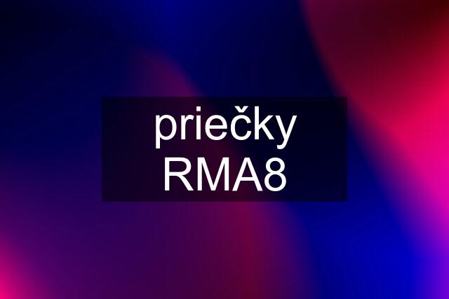 priečky RMA8