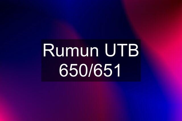 Rumun UTB 650/651