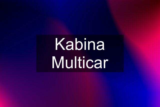 Kabina Multicar