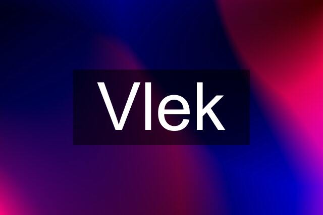 Vlek