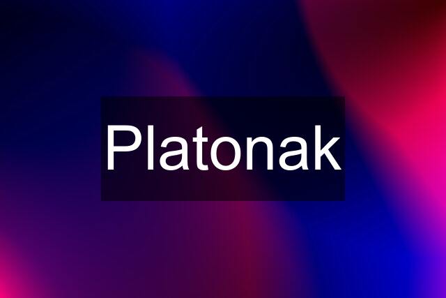 Platonak