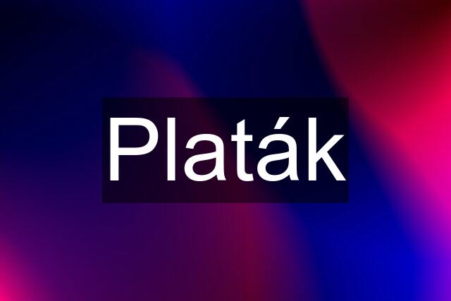 Platák