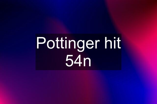 Pottinger hit 54n