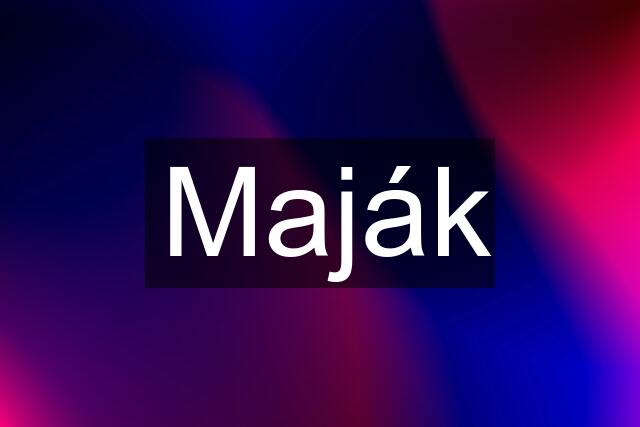 Maják