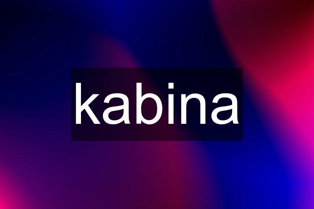 kabina