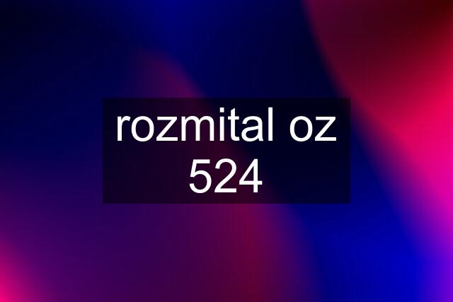 rozmital oz 524