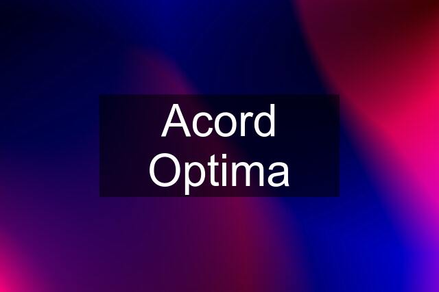 Acord Optima