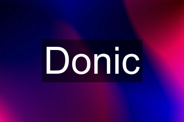 Donic