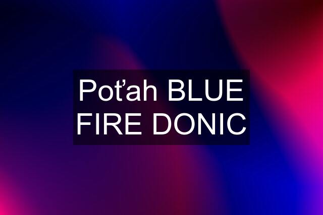 Poťah BLUE FIRE DONIC