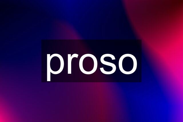 proso