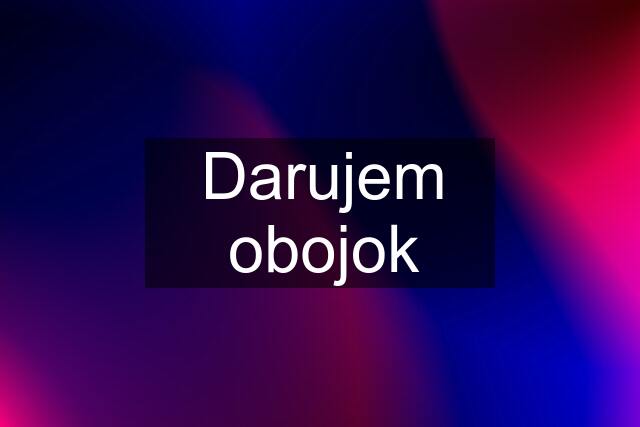 Darujem obojok