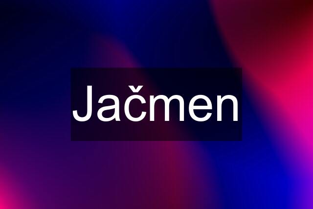 Jačmen