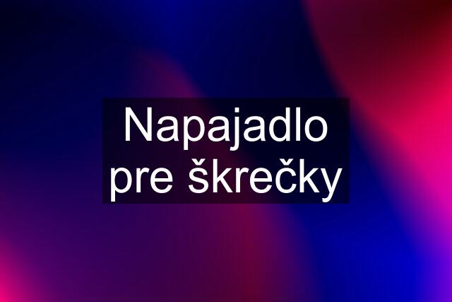 Napajadlo pre škrečky