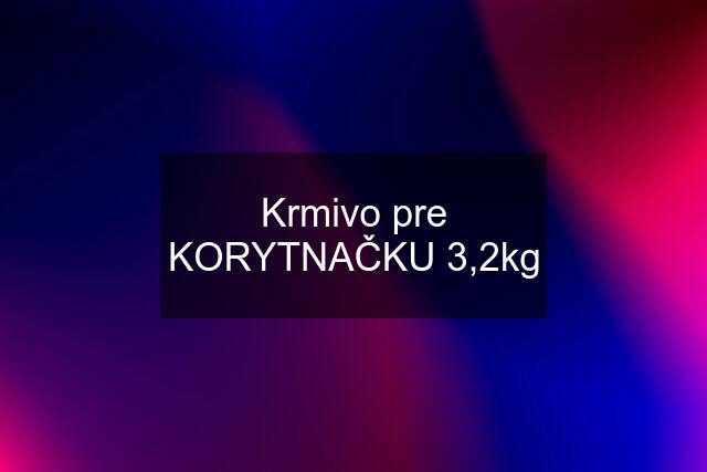 Krmivo pre KORYTNAČKU 3,2kg