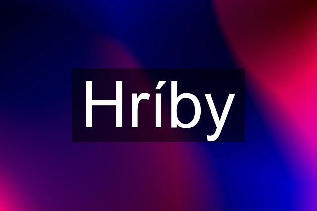 Hríby