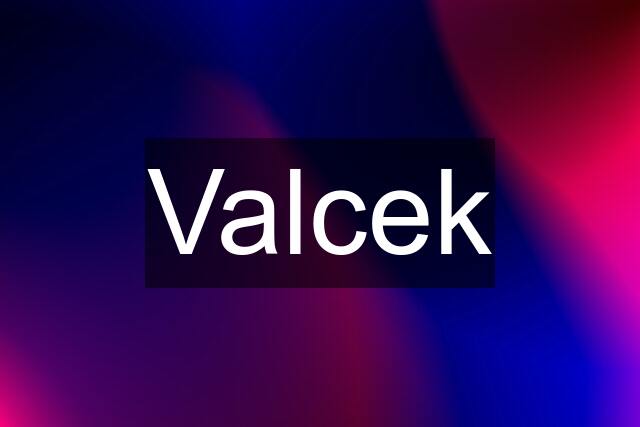 Valcek