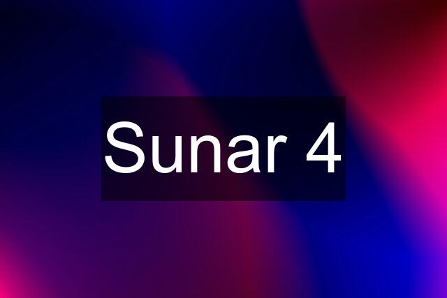 Sunar 4