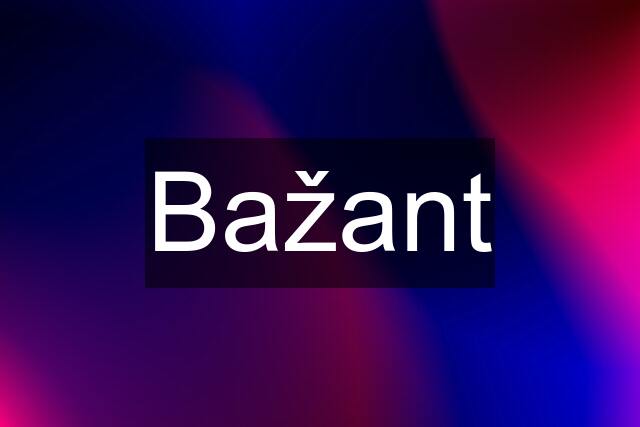 Bažant