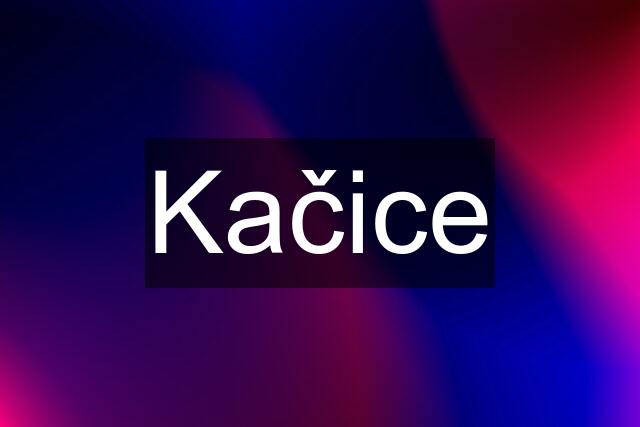 Kačice