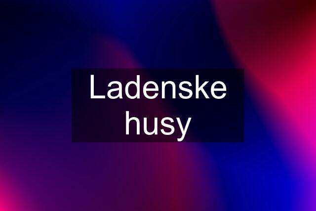 Ladenske husy