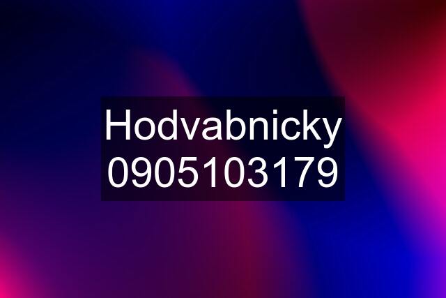 Hodvabnicky 