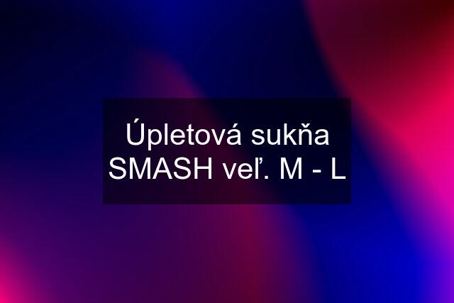 Úpletová sukňa SMASH veľ. M - L