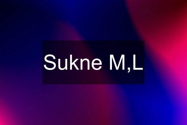 Sukne M,L