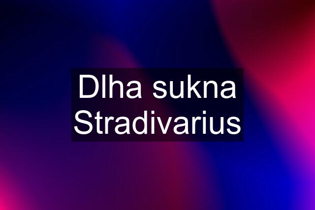 Dlha sukna Stradivarius