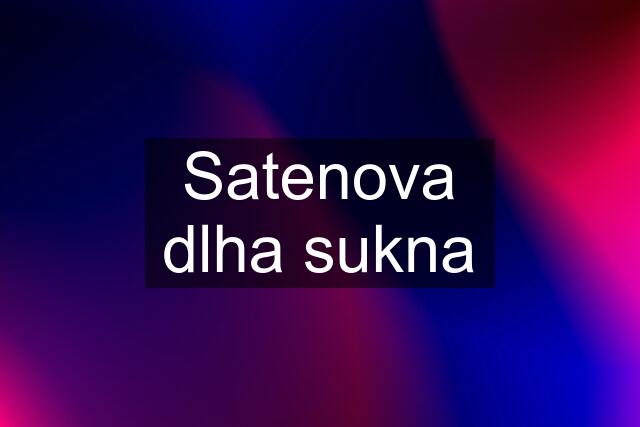 Satenova dlha sukna