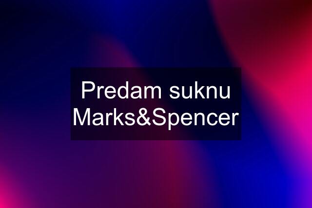 Predam suknu Marks&Spencer