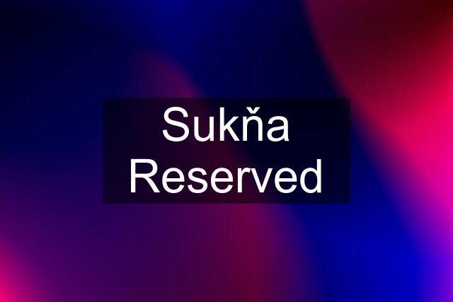 Sukňa Reserved