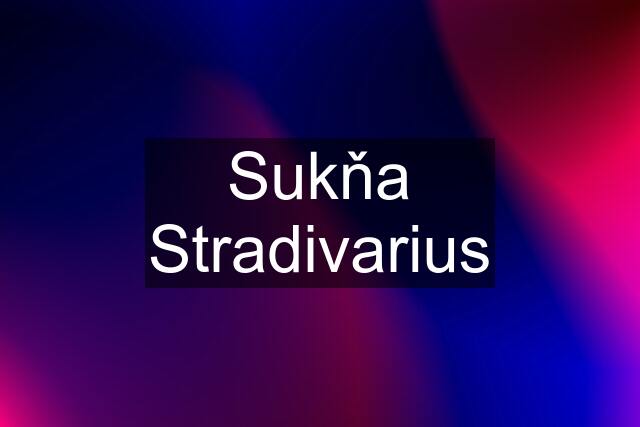 Sukňa Stradivarius