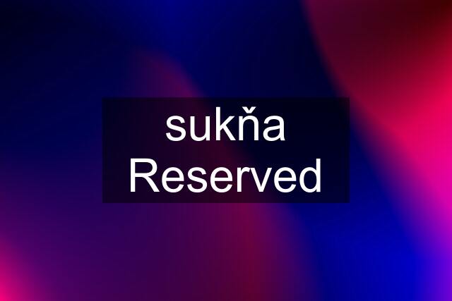 sukňa Reserved