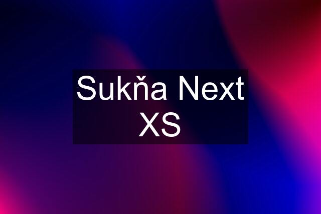 Sukňa Next XS