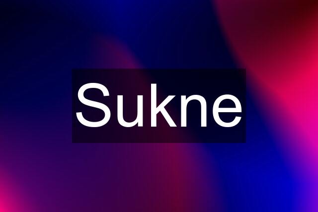 Sukne