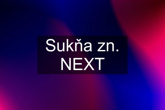 Sukňa zn. NEXT