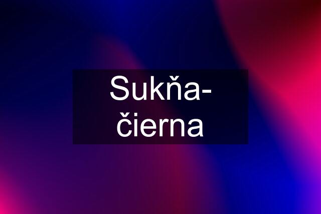 Sukňa- čierna