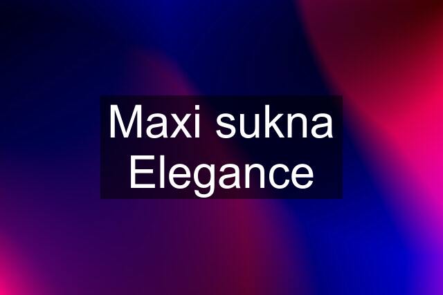 Maxi sukna Elegance