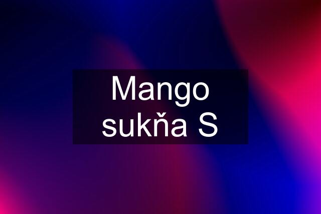 Mango sukňa S