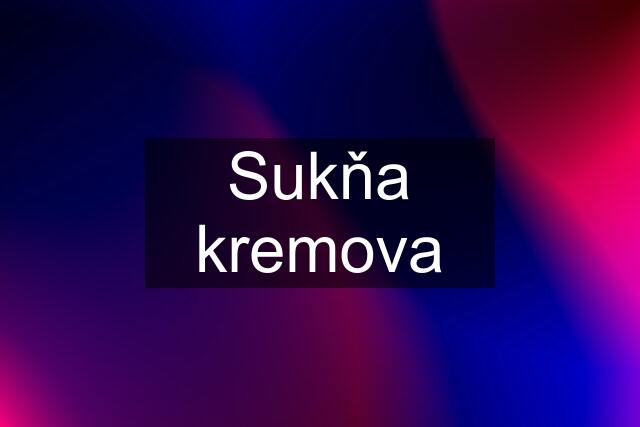 Sukňa kremova