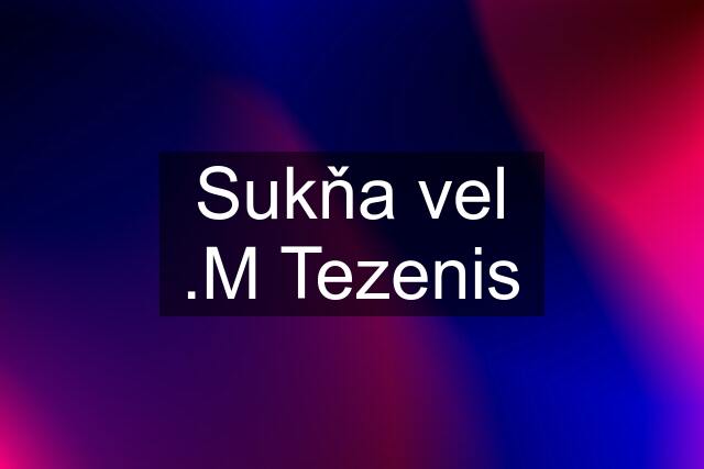 Sukňa vel .M Tezenis