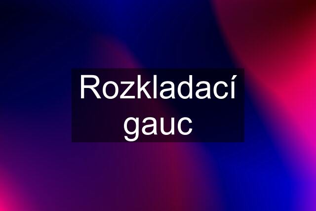 Rozkladací gauc