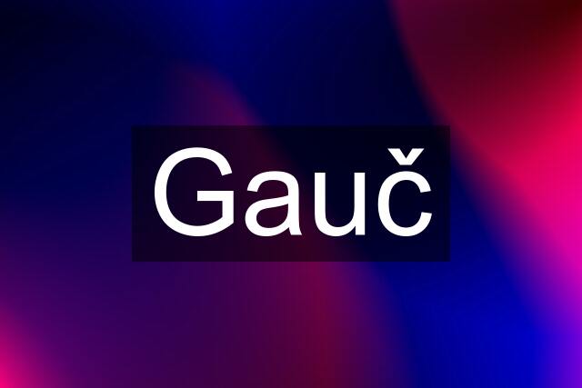 Gauč