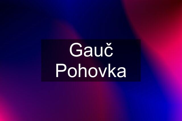 Gauč Pohovka